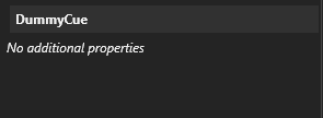 Dummy cue editor