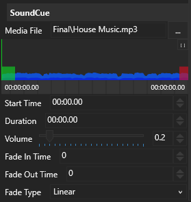 Sound cue editor