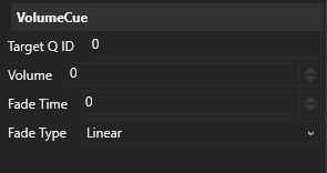 Volume cue editor